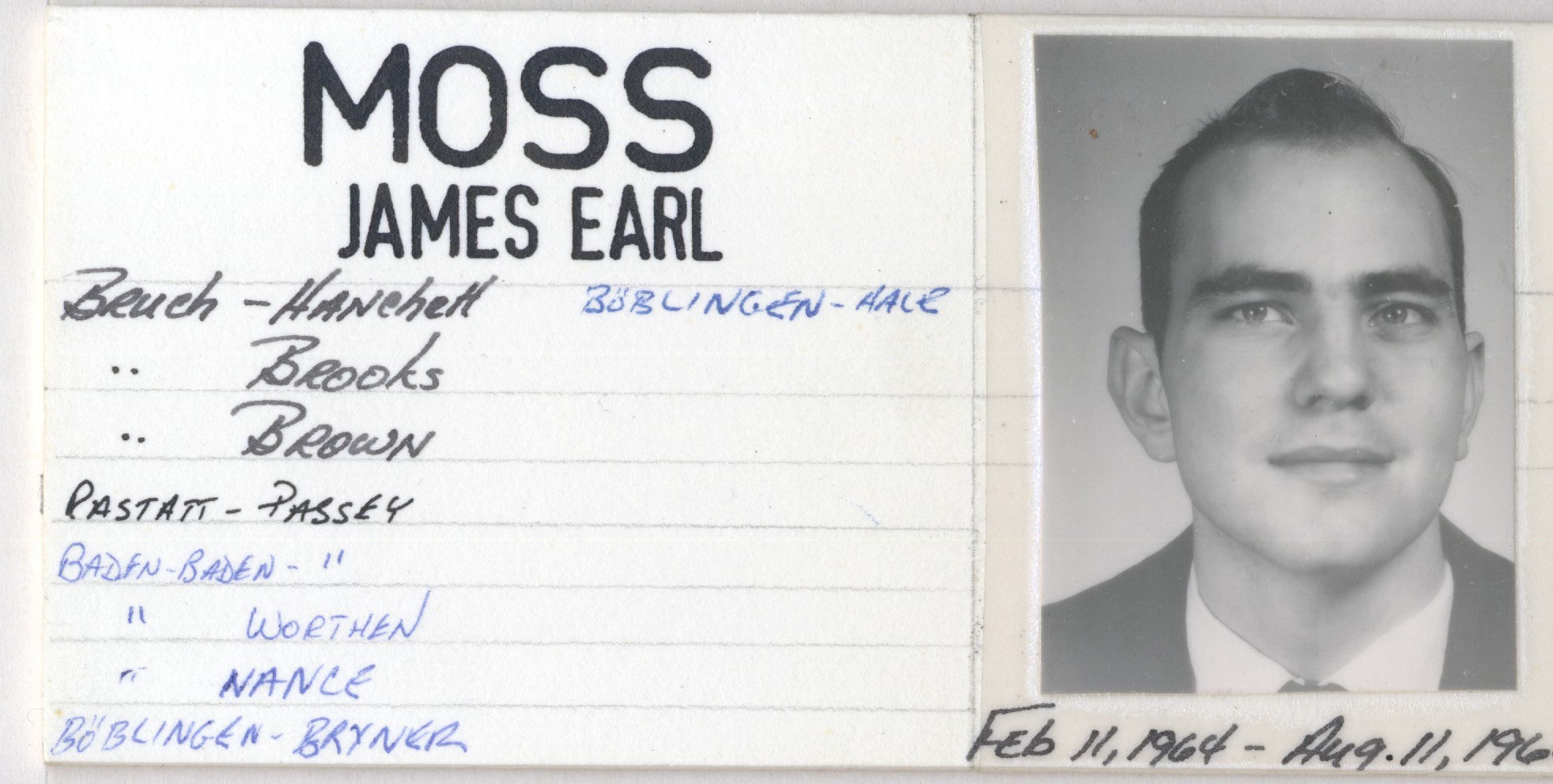 Moss, James Earl